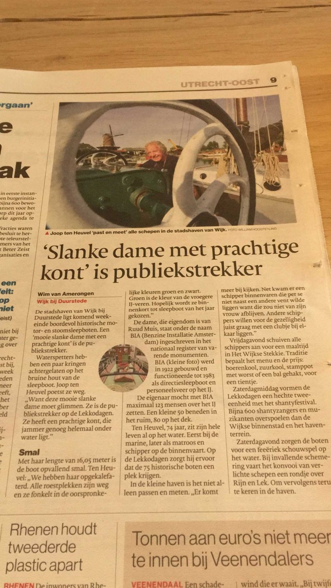 In de krant