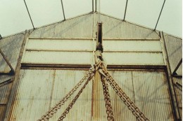 Viersprong in de loods van scheepswerf Schouten in Muiden