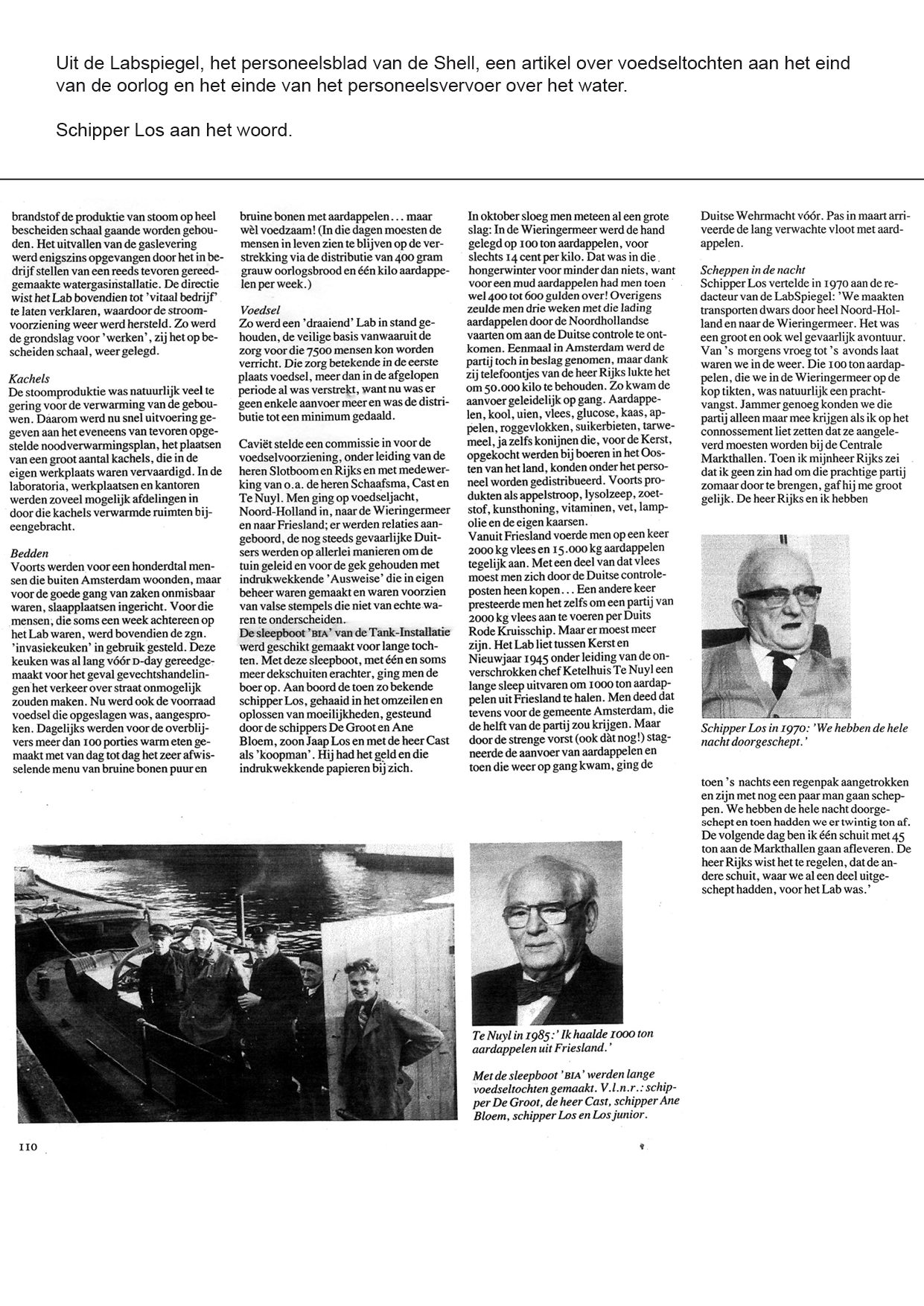 Willem Los, sleepboot BIA